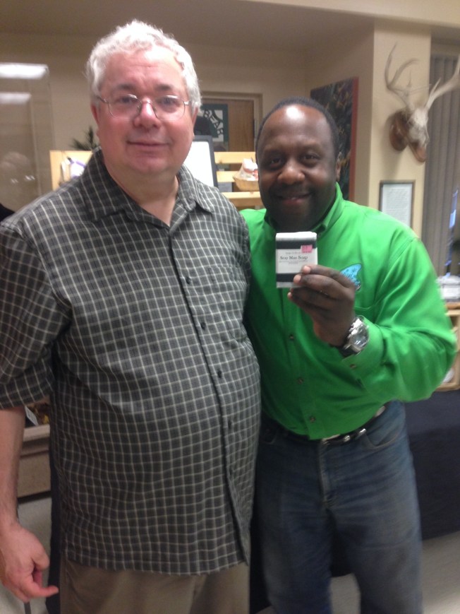 Steve was on Fox 8 Morning Show, and the feature known as Kickin' it with Kenny on Earth Day, Tuesday April 22nd. Thank you Kenny for generating a buzz on the sexy man soap.