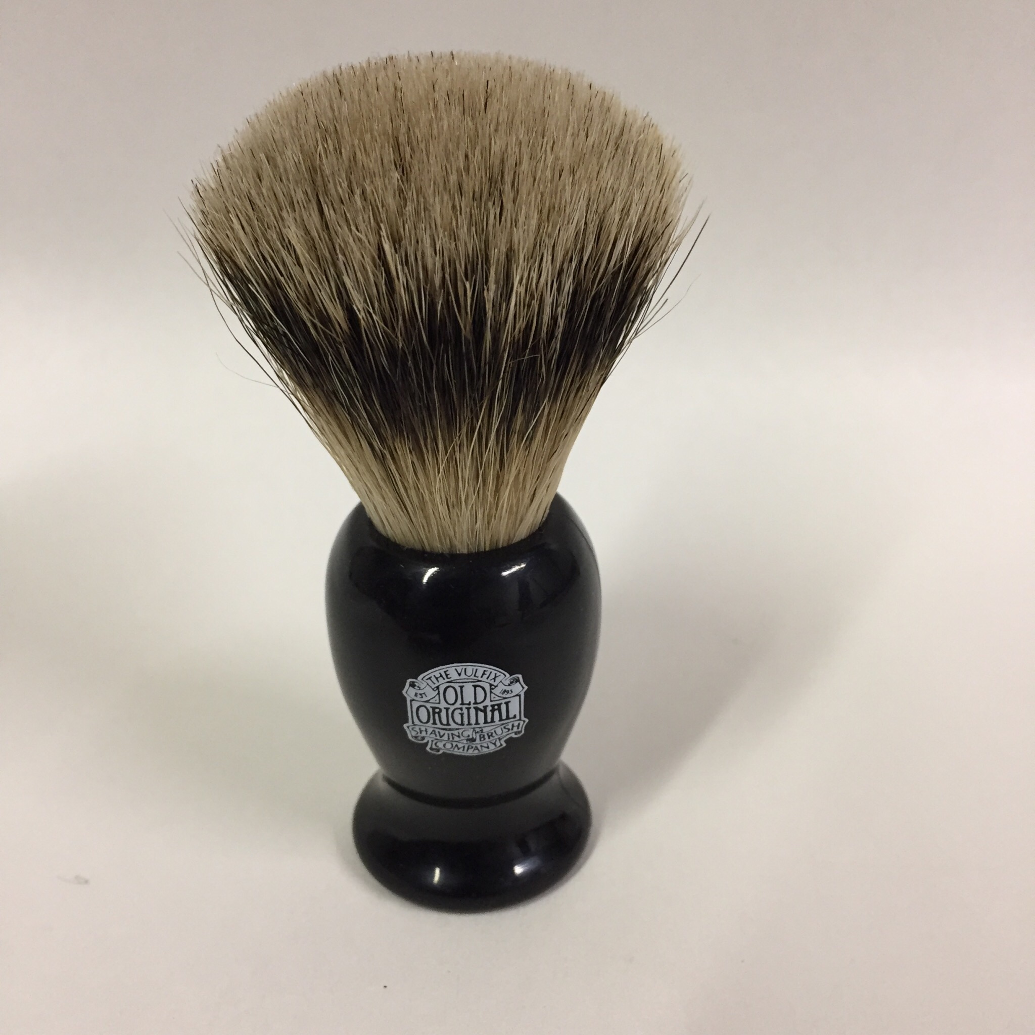 Our black handled super badger is luxury! made in England, super badger is a very sloft yet durable bristled brush in a black composite handle. Your face will love the gentle feel of this brush working up the lather on your face. $35.00
